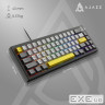 Дротова механічна клавіатура Ajazz AK650 Moon Yellow switches Gray White Yellow (AK650-MY-GWY)