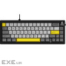 Дротова механічна клавіатура Ajazz AK650 Moon Yellow switches Gray White Yellow (AK650-MY-GWY)