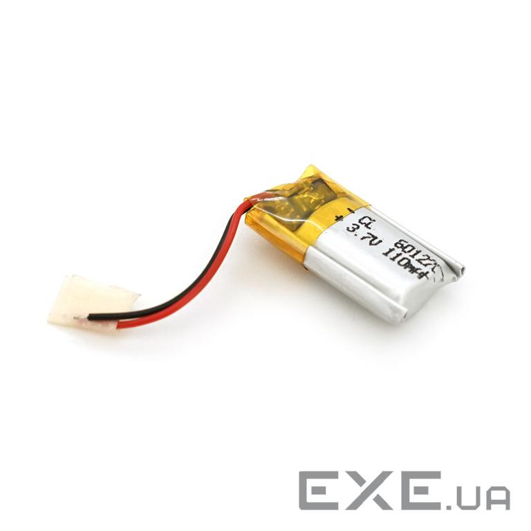 Літій-полімерний акумулятор 6*12*20mm (Li-ion 3.7В 110мА&middot,год) (601220) ) (601220)