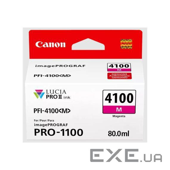 Картридж Canon PFI-4100 imagePROGRAF PRO-1100 Magenta (6779C001)
