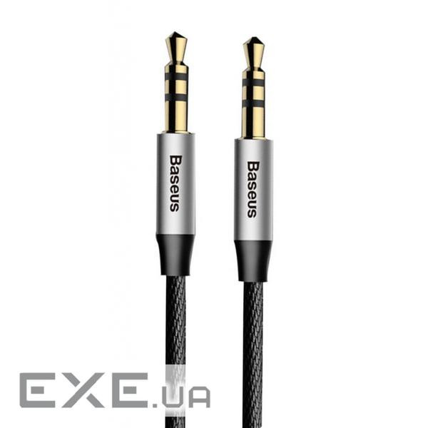 Кабель BASEUS Yiven mini-jack 3.5мм 1.5м Silver/Black (CAM30-CS1)