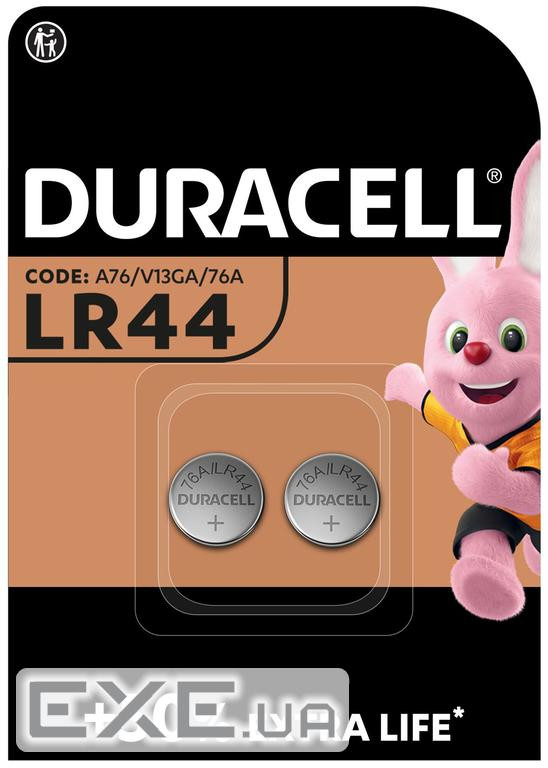 Батарейка DURACELL LR44/А76/V13GA/A76 2 шт . (5002121)