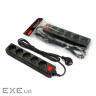 Мережевий фільтр-подовжувач FRIMECOM FC-B2005W Black 1.8м (FC-B2005W 1.8 B)