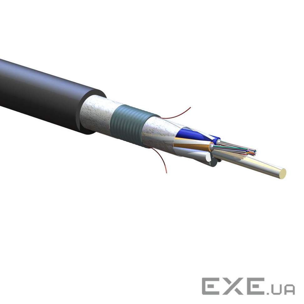 ВО кабель універс U-DQ(ZN)H(SR)H 2x12 E9 SMF-28e+, LT 2.3, політуб, гофр. броня, L (024ERY-T3122H2G)