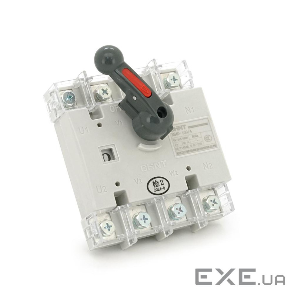 Ручний вимикач-роз&apos,єднувач CHNT NH40-630 / 3P, 380V, 630A, стандартна рукоятка (NH40-100 / 4) (NH40-100 / 4)