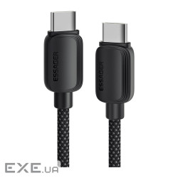 Дата кабель USB-C to USB-C 3.0m 100W black Essager (EXCTT1-WLC01-P)