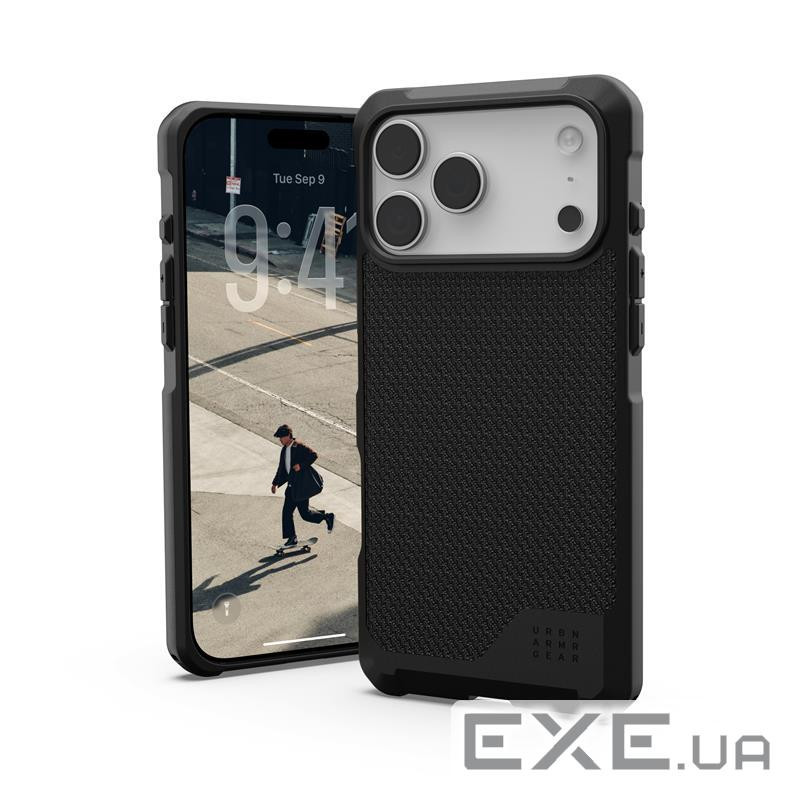 Чохол UAG для iPhone 17 Pro Max, Metropolis LT MagSafe, Kevlar Black (114518113940)