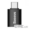 Перехідник OTG USB 3.1 AF to USB-C black Baseus (ZJJQ000001)