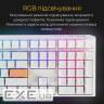 Клавіатура Ducky One 3 Cherry MX Blue RGB UA USB White (DKON2108ST-CUAPXPWWWSC1)