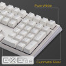 Клавіатура Ducky One 3 Cherry MX Blue RGB UA USB White (DKON2108ST-CUAPXPWWWSC1)