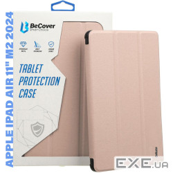 Чeхол BeCover Tri Fold Hard для Apple iPad Air 11" M2 2024 Pink (711416)