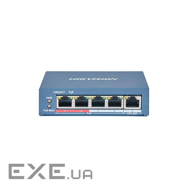 Комутатор мережевий Hikvision DS-3E1105P-EI