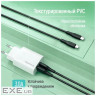 Дата кабель USB 2.0 AM to Micro 5P 1.0m 3A textured PVC black ColorWay (CW-CBUM094-BK)