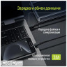 Дата кабель USB 2.0 AM to Micro 5P 1.0m 3A textured PVC black ColorWay (CW-CBUM094-BK)