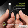 Дата кабель USB 2.0 AM to Micro 5P 1.0m 3A textured PVC black ColorWay (CW-CBUM094-BK)