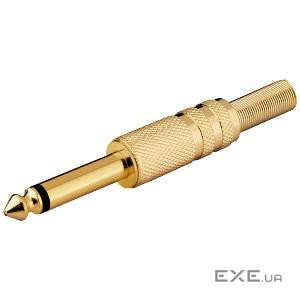 Штекер Goobay FreeEnd-Jack 6.3mm,/M конектор Mono Metal CableProt (75.01.1024-1)