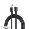 Кабель XO NB208A USB Type-C - Lightning, (M/M), 20W 1 м Black (6920680826810)