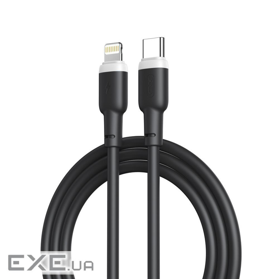 Кабель XO NB208A USB Type-C - Lightning, (M/M), 20W 1 м Black (6920680826810)