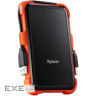 Зовнішній жорсткий диск 2Tb Apacer AC630, Black/ Orange, 2.5", USB 3.1, водонепроницаем (AP2TBAC630T-1)