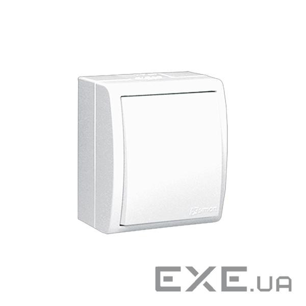 Вимикач Simon IP54, білий (AQW1/11)