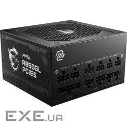 Блок живлення MSI 850W (MAG A850GL PCIE5)