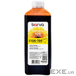 Чорнило Barva Epson 106 1л, Yellow (E106-795)