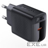 Мережевий зарядний пристрій ACEFAST A82 PD20W GaN single USB-C charger Black (6974316283232) ACEFAST A82 PD20W GaN singl