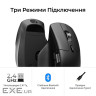 Миша Keychron M6S Wireless/Bluetooth/USB Black PAW3311 (M6S-A72)