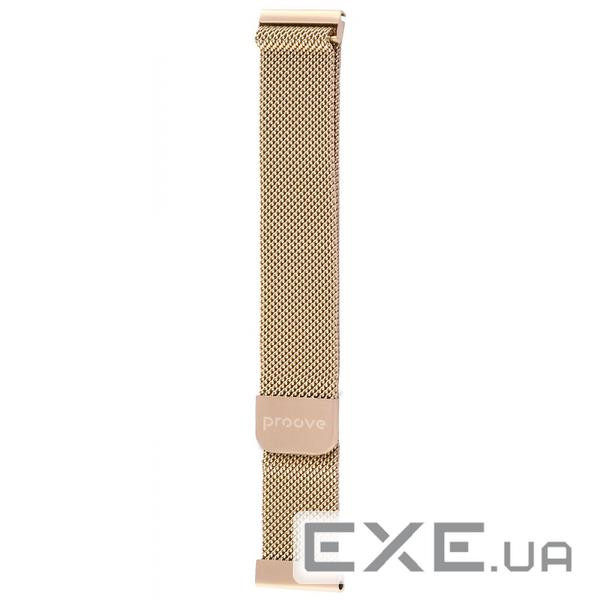 Ремінець Proove Metal Loop 20 mm gold (WBMLUW20MM30)