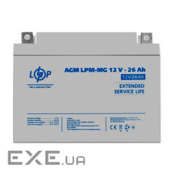 Акумуляторна батарея LOGICPOWER LPM-MG 12 - 26 AH (12В, 26Ач) (6557)