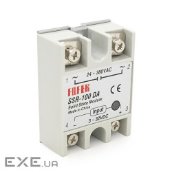 Твердотільні реле FQFER SSR-100DA 100А 24-380В AC