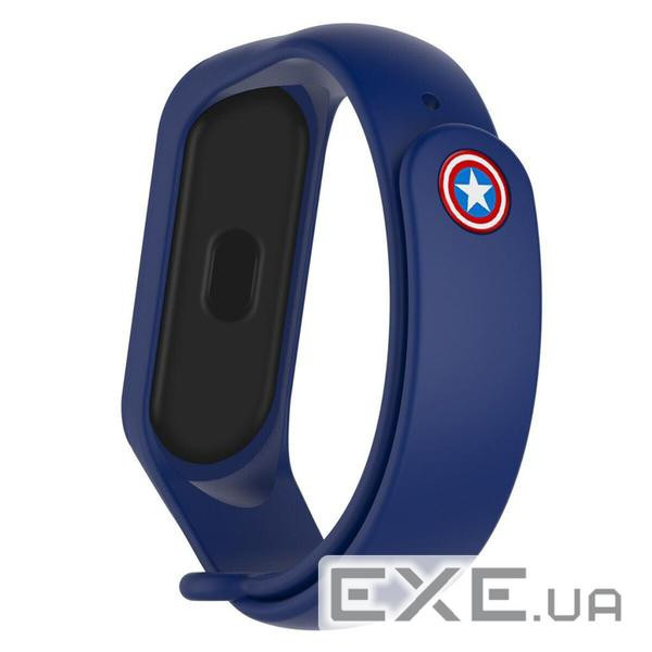Ремінець для фітнес браслета Armorstandart Superhero Edition Xiaomi Mi Band 5 Captain (ARM57108)