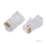 Роз'єм Cor-X RJ-45 8P8C (Роз'єм RJ45 (Разъем RJ45 crimp plug CAT5E 8P8C STP, 100шт=1пач)