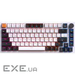 Клавіатура GamePro MK160W Hot-Swap Red Swich RGB USB UA White