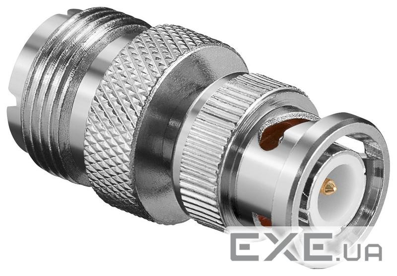 Перехідник відео BNC/50ohm-RF:UHF M/F,адаптер Gold (62.09.8321-1) Gold (62.09.8321-1)