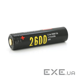 Акумулятор Li-Ion Soshine 18650 18650USB-3.7-2600, microUSB, 2600mAh, 2.5A (Soshine 18650USB / 2600)