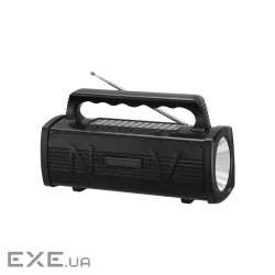 Акустична система NEWVEW NV-9010 Solar Panel/BT/USB/TF/FM Black (NWVW-NV-9010-BK)