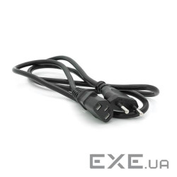 Кабель живлення Europlug CEE 7 / 16 - C13, 1M, 0.5mm OEM (євровилка) без зазем (CEE 7 / 16--C13 1м) )