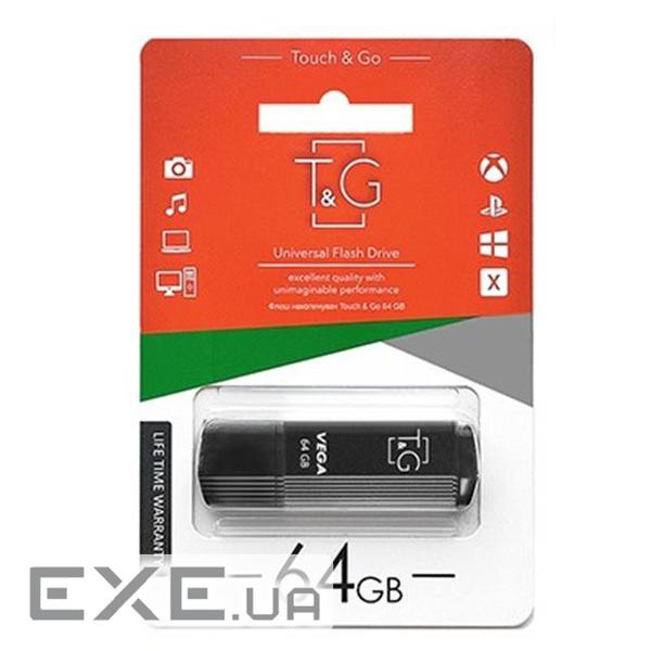 Флешка T&G 121 Vega Series 64GB USB3.0 Black (TG121-64GB3BK) (TG121-64GBBK)