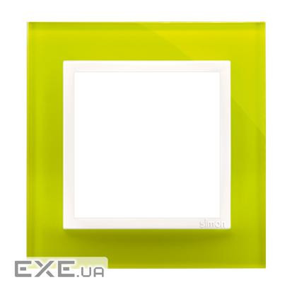 Рамка Premium NATURE 1x, скло лимон (DRN1/90)