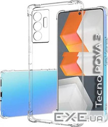 Чохол-накладка BeCover Anti-Shock для Tecno Pova 3 (LF7n) Clear (708906)