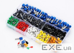Набір клем / наконечників 800шт (O-100, R-100, W-100, G-100, Y-100, B-100, Bl-100, A-100) (YT-39410) (O-100, R-100, W-10