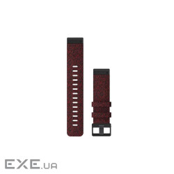 Ремінець до смарт-годинника Garmin fenix 6 22mm QuickFit Heathered Red Nylon (010-12863-06)