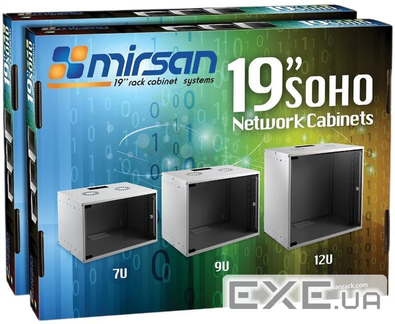 Шафа настінна Mirsan SOHO 19" 9U 535x300 (MR.SOH09U30DE.01)