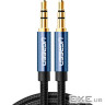 UGREEN AV112 3.5mm Male to 3.5mm Male Cable Gold Plated Metal Case with Braid 1m Blue (10685)