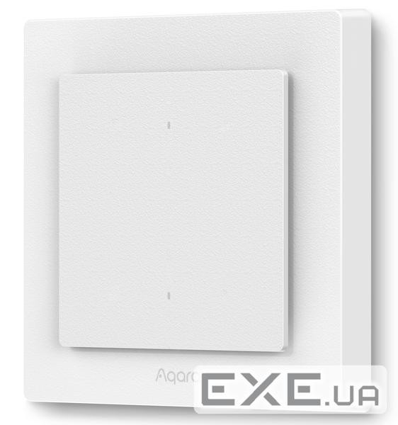 Aqara WS-K07D Настінний вимикач H2 (один канал, дві клавіші) (WS-K07D дві клавіш) )