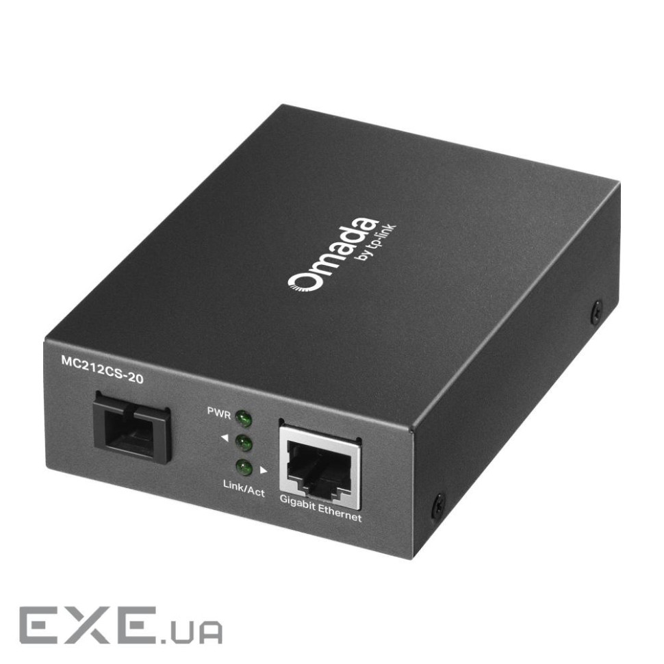 Медіаконвертер Omada TP-Link Gigabit WDM, MC221CS- 20 TP-LINK MC212CS-20