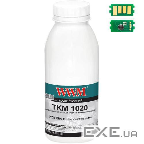 Тонер KYOCERA TK-1110 90г + chip (FS-1020/1040/1120) WWM (TC-TK-1110-90-WWM)