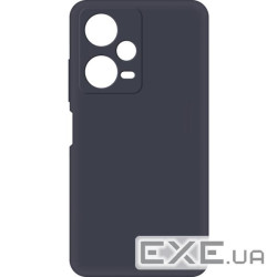 Чохол для мобільного телефону MAKE Xiaomi Redmi Note 12 Pro+ Silicone Obsidian Black (MCL-XRN12PPOB)