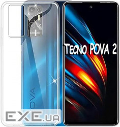 Чохол-накладка BeCover для Tecno Pova 2 (LE7n) Transparancy (708665)